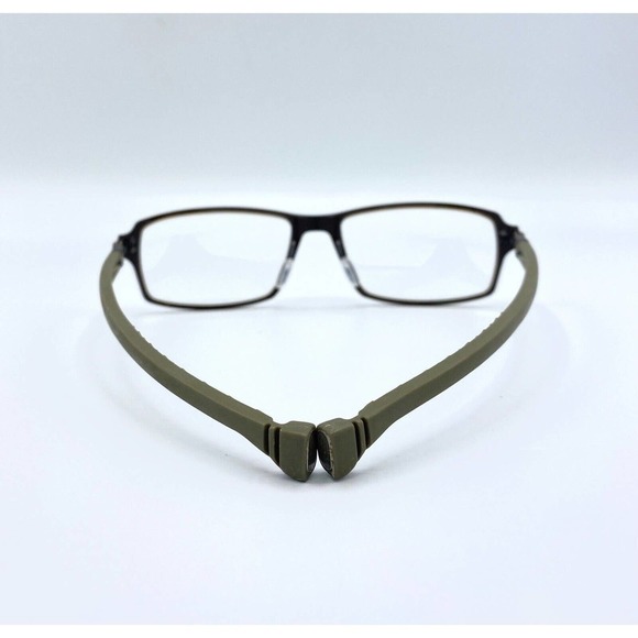 CEO V by MLC Khaki & Wood Print Folding Eyeglasses with Magnetic Closure CV 336 - Picture 3 of 11